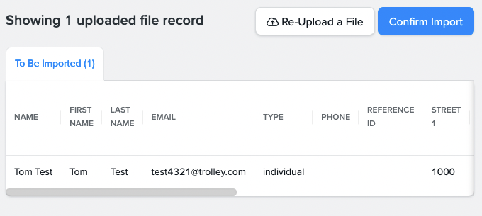 Adding a New Recipient