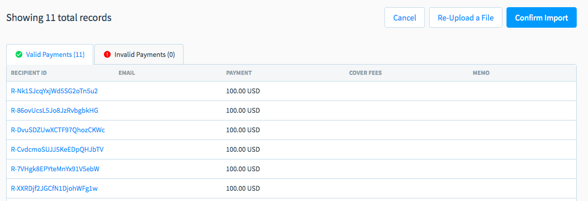 Creating and Sending Payments