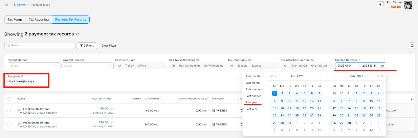 How to Update a 1099/1042 Statement